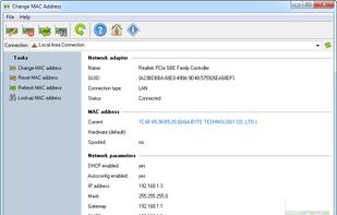 Change MAC Address screenshot 1