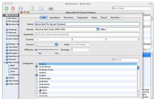 MacGourmet screenshot 2