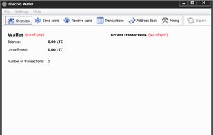 Litecoin screenshot 1