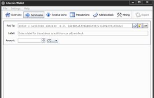 Litecoin screenshot 1