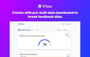 Comes with pre-built dashboard to break feedback sol