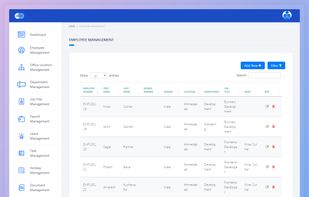 Admin Employee Management Section