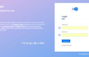 Customer Login Portal Page
