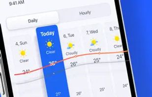 1Weather screenshot 2