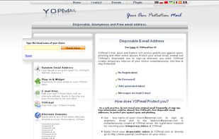 YOPmail screenshot 1
