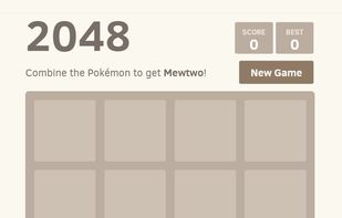 2048 Pokemon screenshot 1