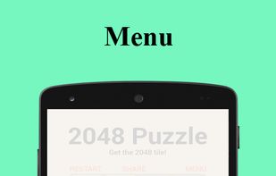 2048 puzzle game screenshot 2