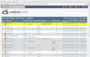 The on-air show timer
