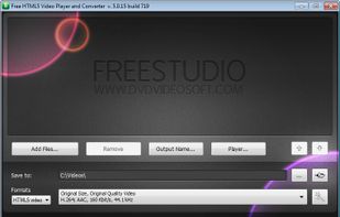 Free HTML5 Video Player and Converter screenshot 1