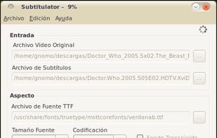 Subtitulator screenshot 1