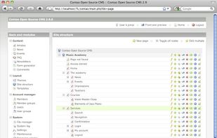 Contao screenshot 1
