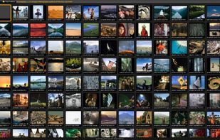 The browsing interface using the picture of National Geography as example