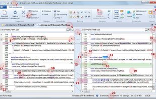 Instant Overview of File Comparison and Merging