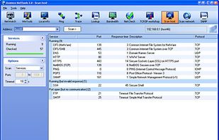 Service scanner & port scanner