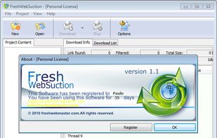 Fresh WebSuction screenshot 1