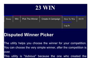 23 WIN screenshot 1