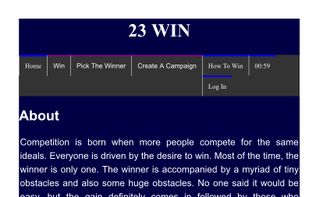 23 WIN screenshot 1