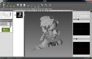 KScan3D converts this data into a 3D mesh.