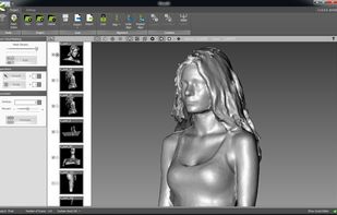 Once you've captured the data you need, you can use KScan3D to delete unneeded points, smooth data, and more.