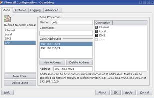 Guarddog Screenshot - Zones