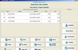 Floreant POS screenshot 1