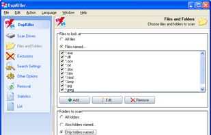 DupKiller screenshot 1