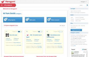 All your projects in a view