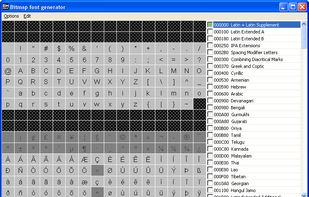 Bitmap Font Generator screenshot 1