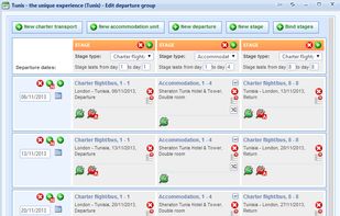 Interface for creating tours