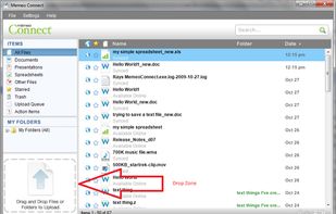 Memeo Connect screenshot 1
