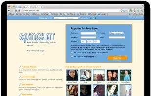Spinchat.com screenshot 1