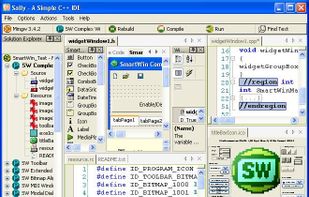Sally - A Simple C++ IDE screenshot 1