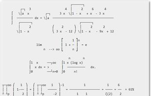 tex2unicode screenshot 1