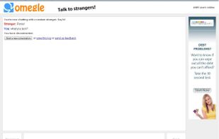 Omegle screenshot 2