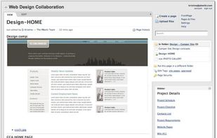 PBWorks screenshot 1