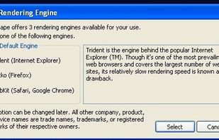 Lunascape screenshot 1