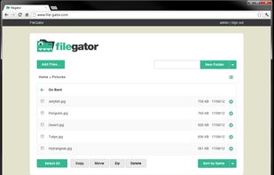 FileGator screenshot 1