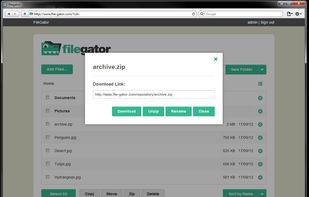 FileGator screenshot 2