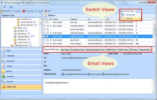 SysTools Exchange EDB Viewer screenshot 1