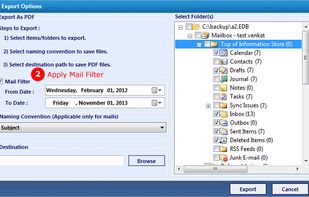 SysTools Exchange EDB Viewer screenshot 2
