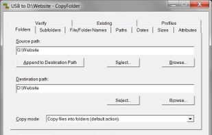 CopyFolder screenshot 1