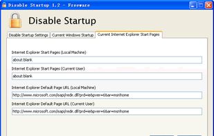Disable Startup screenshot 2
