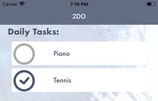 2Do - Create a Habit screenshot 1