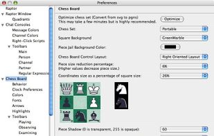 Raptor Chess Interface screenshot 2