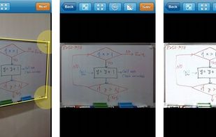 Auto detect whiteboards ? rectify perspective distortion ? brighten up