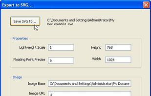 Export DWG/DXF files to SVG