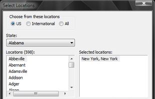 Select Locations