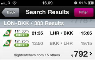 Momondo screenshot 1