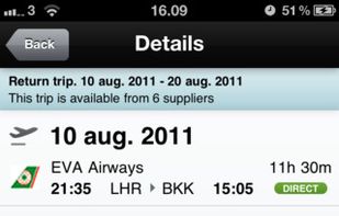 Momondo screenshot 2