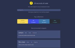 30 seconds of code screenshot 1